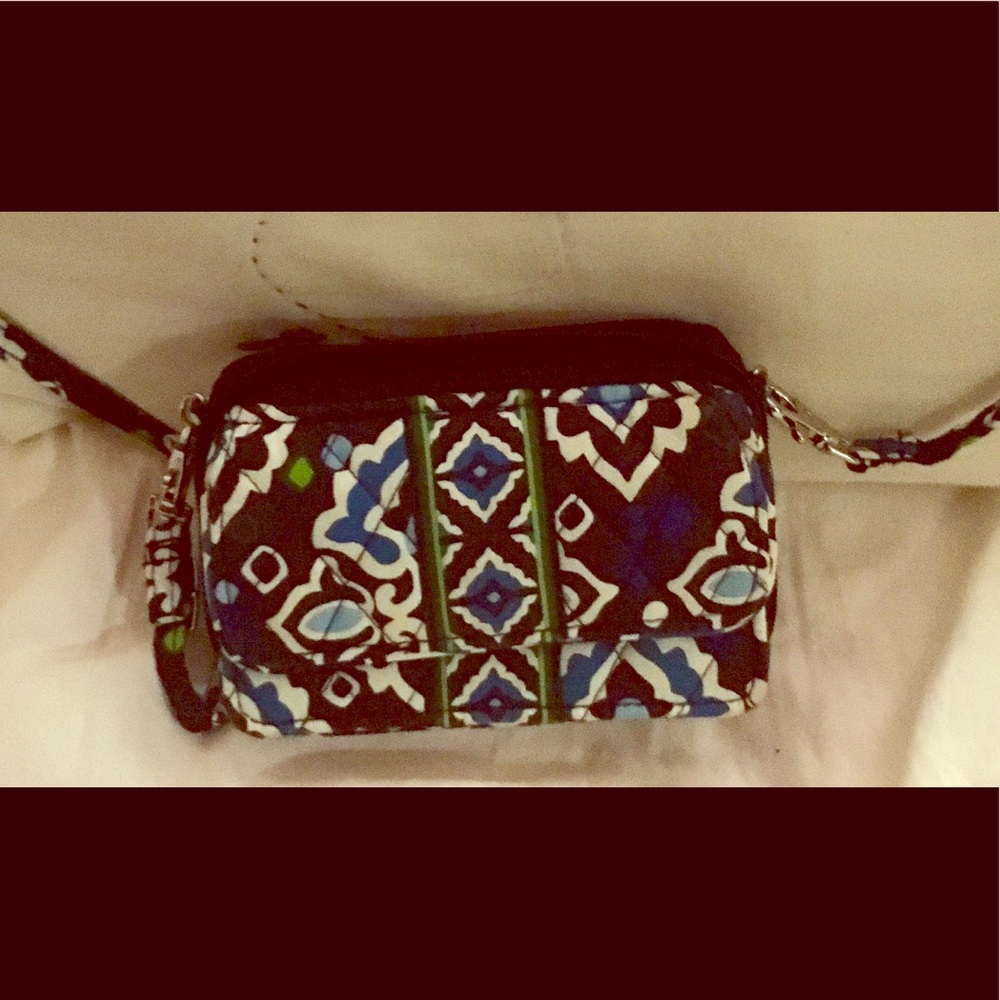 Vera Bradley All in One Crossbody in Blue Ink